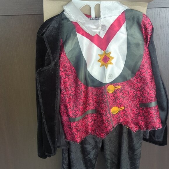 Disguise Toddler Vampire Costume - Red, Black, and White Size 2 NWT - Picture 3 of 4